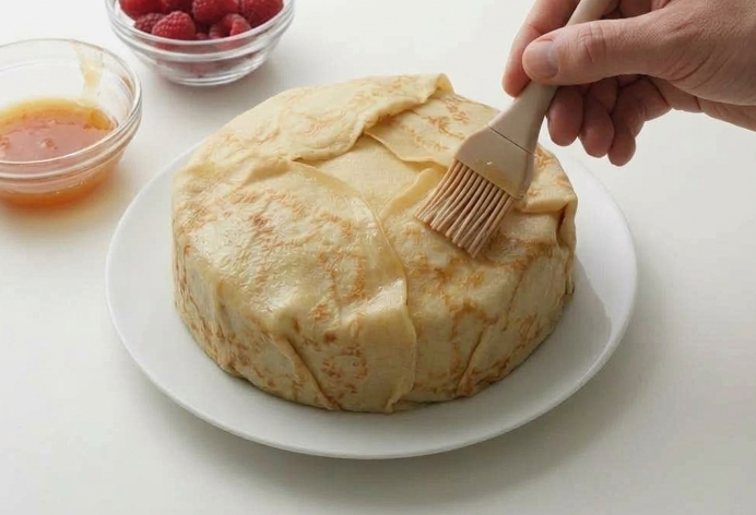Le Courchevel crepe cake, la tarta francesa envuelta en crepes