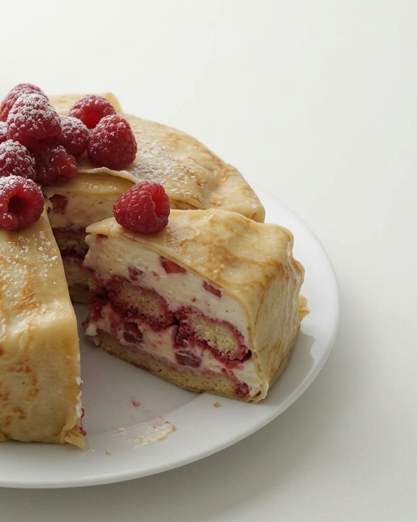 Le Courchevel crepe cake, la tarta francesa envuelta en crepes