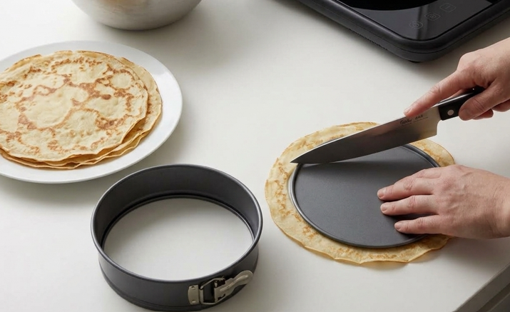 Le Courchevel crepe cake, la tarta francesa envuelta en crepes