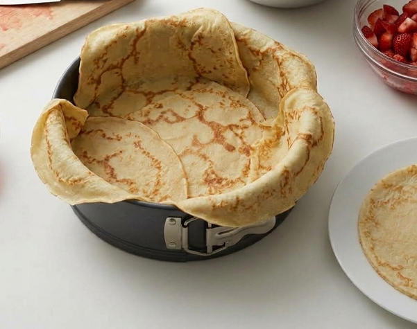 Le Courchevel crepe cake, la tarta francesa envuelta en crepes