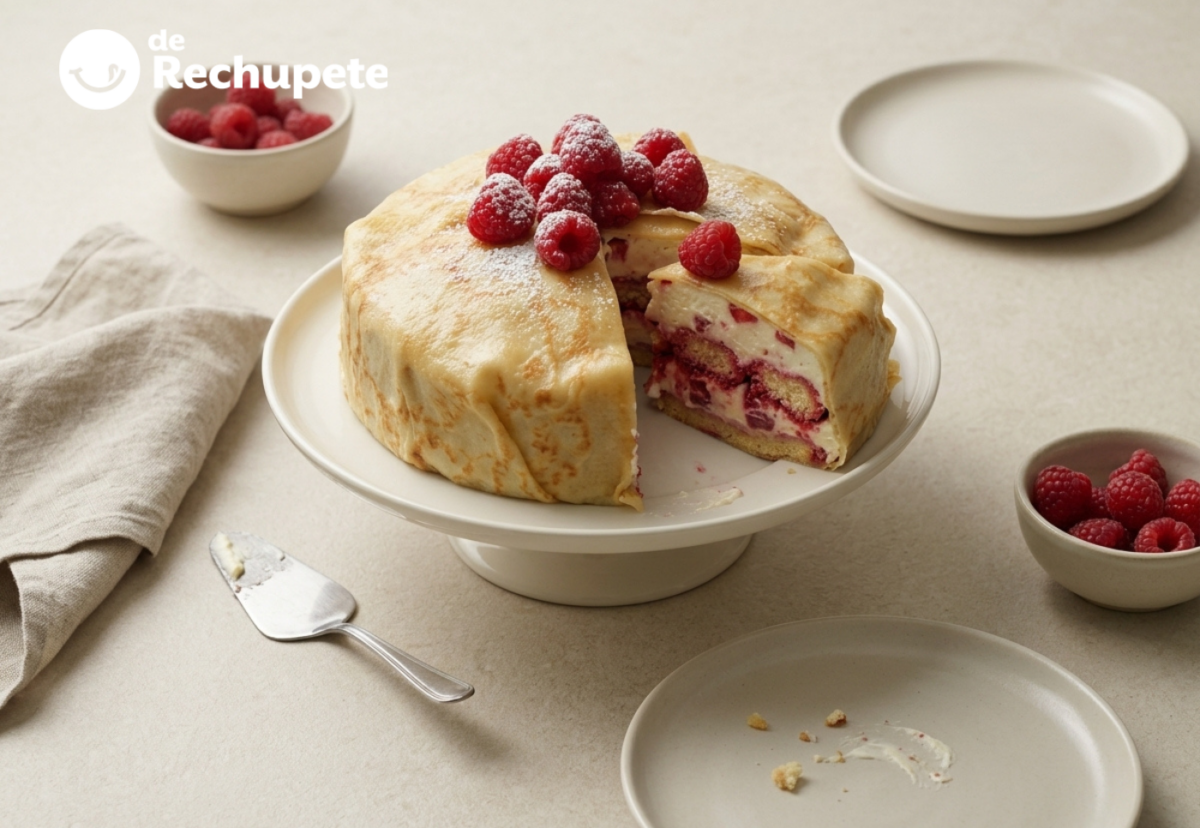 Le Courchevel crepe cake, la tarta francesa envuelta en crepes