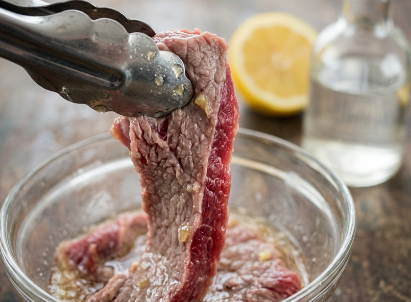 ¿El marinado ablanda la carne? Qué hacen realmente el ácido, la sal y las enzimas