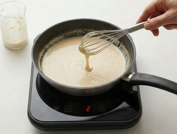 Pan de ajo con pollo Alfredo, crujiente por debajo y cremoso por encima