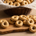 Taralli: rosquillas italianas saladas con solo  ingredientes