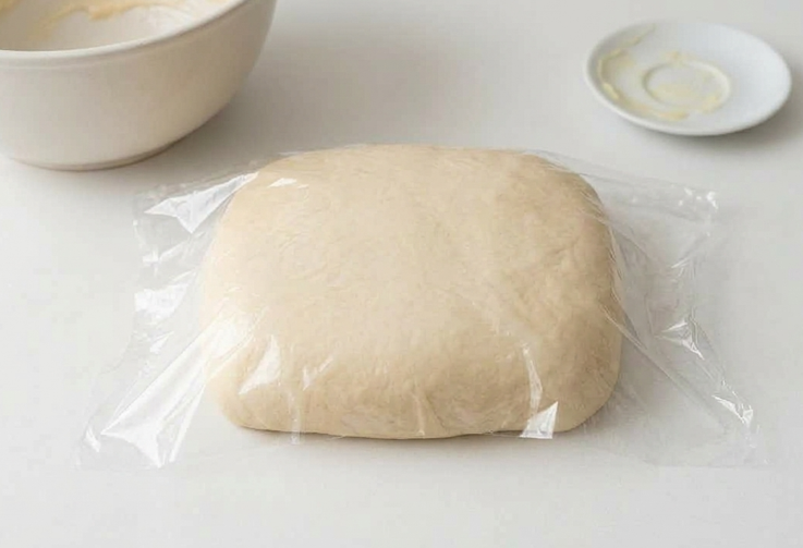 Xuxos de crema. Masa hojaldrada, frita y rellena de crema pastelera