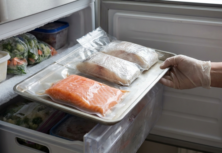 Cómo congelar pescado para sushi y sashimi en casa: seguridad y textura