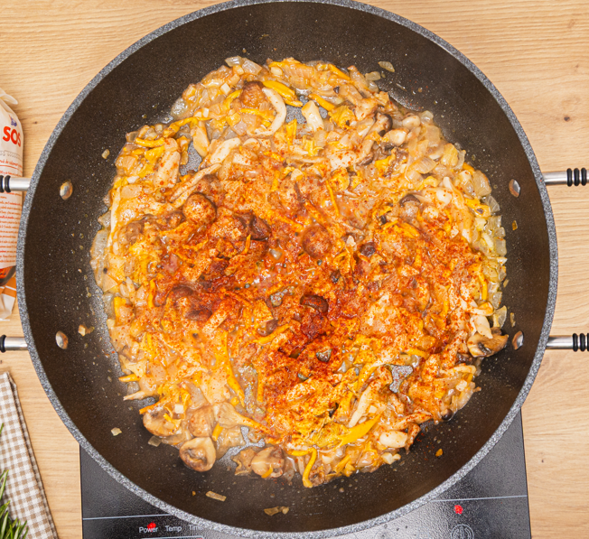 Fideuá de setas. Receta especial para el otoño