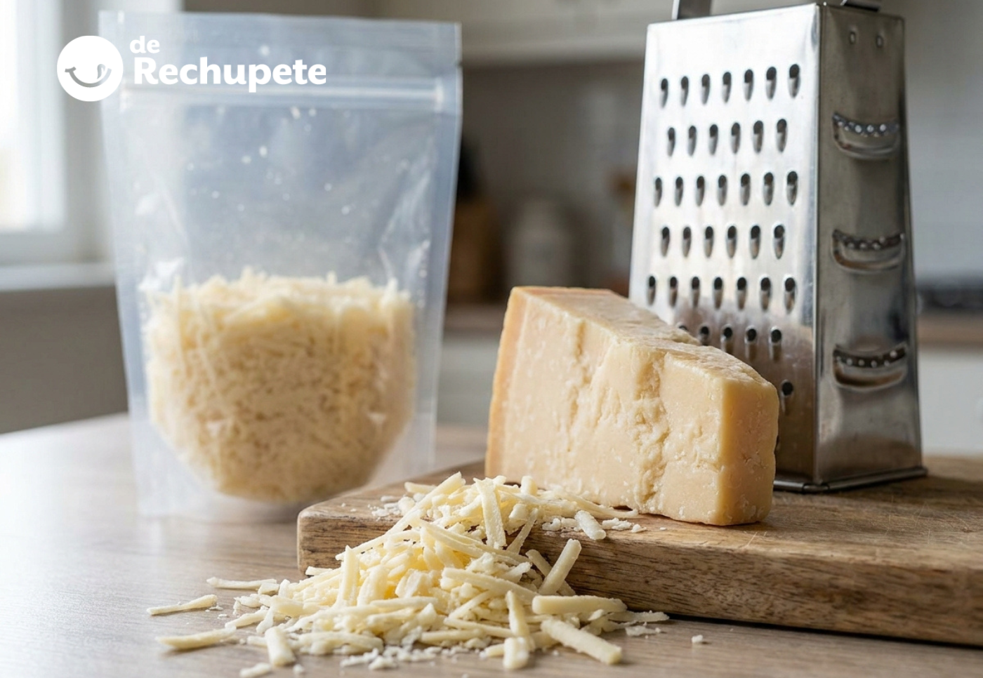 Queso rallado: cuándo conviene evitar el del súper y cómo hacerlo tú mismo